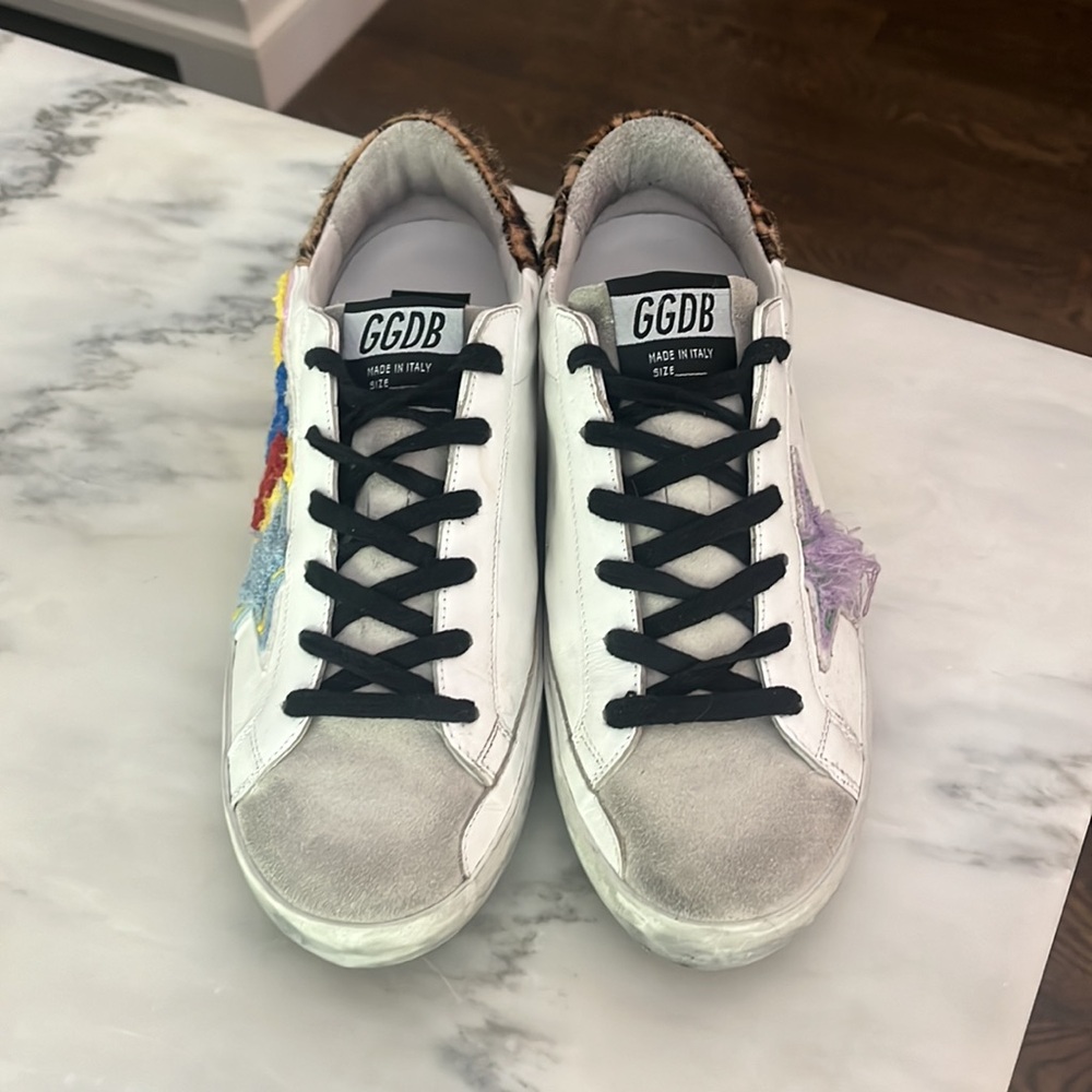 Golden Goose Women's Sneakers with Multicolor Design - Picture 4 of 8